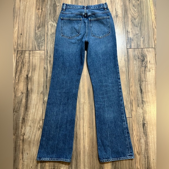 Agolde Vintage High Rise Flare Jeans in Absolute - Picture 7 of 15